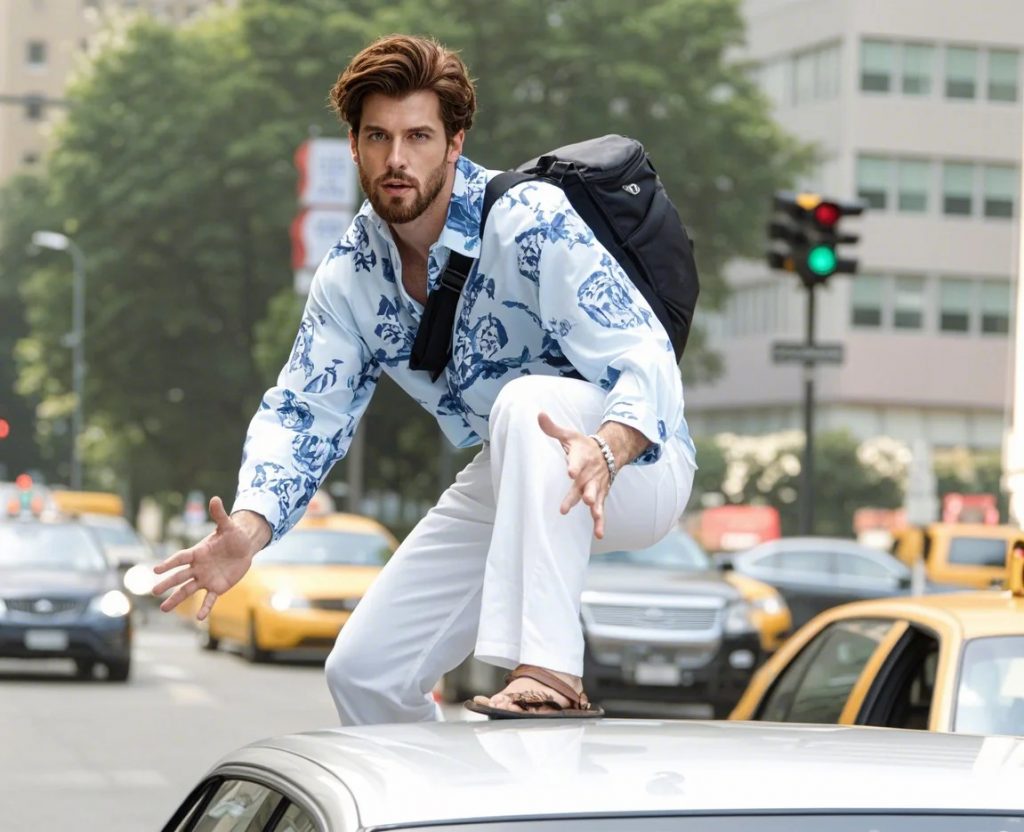 Zohan in Action – perform creative and humorous action sequences.