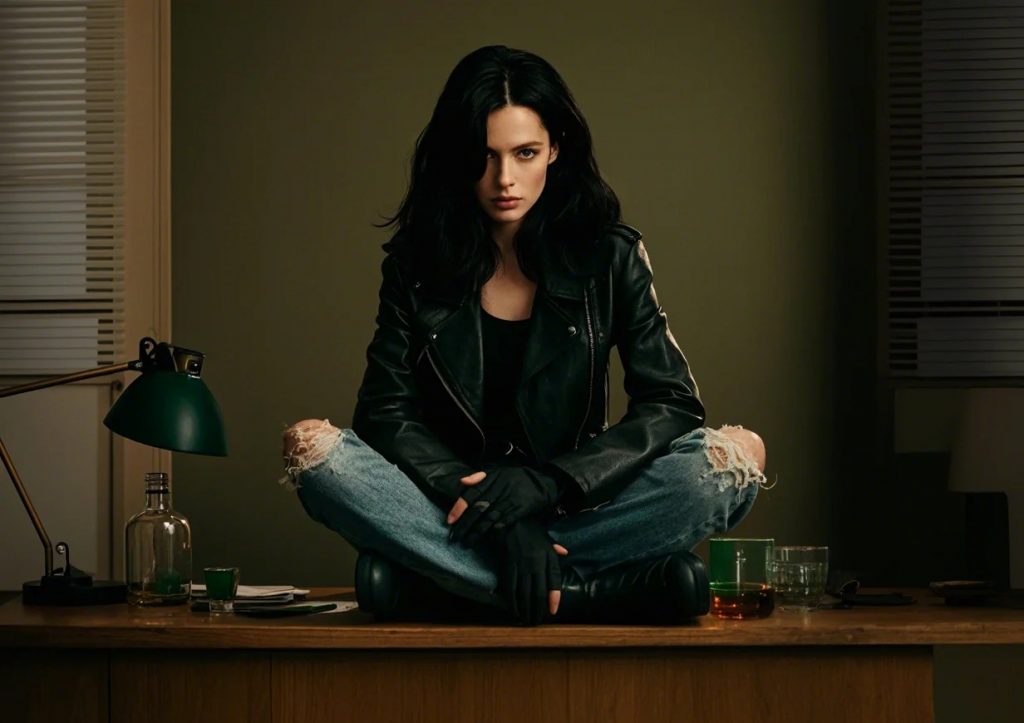 Krysten Ritter as Jessica Jones: Strength and Vulnerability